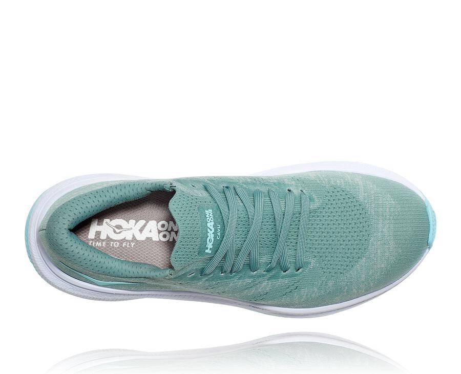 Hoka One One Yürüyüş Ayakkabısı Kadın Mavi/Beyaz - Cavu 3 - HO1980265